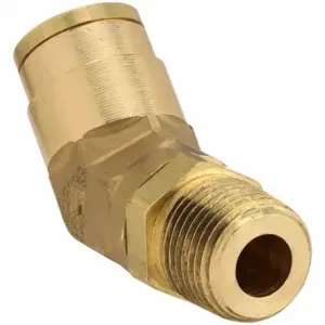 PARKER 179PTC-10-8 Brass DOT Push-to-Connect Fitting, Brass, Push-to-Connect x MNPT | CT7EUG 791CM9