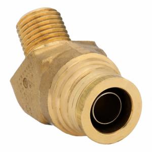 PARKER 179PTCNS-6-2 Brass DOT Push-to-Connect Fitting, Messing, Push-to-Connect x MNPT | CT7FRH 791CN5