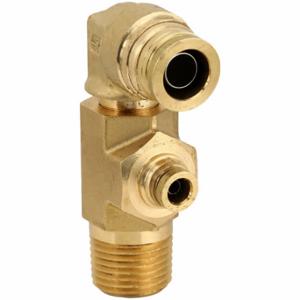 PARKER 189PTC-8-4-8 Brass DOT Push-to-Connect Fitting, Brass, Push-to-Connect x MNPT | CT7EVL 791CP1