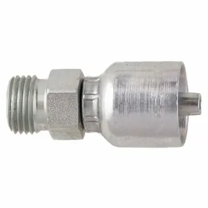 PARKER 1D043-6-4 Hydraulic Crimp Fitting, Steel x Steel, Straight, -4 | CT7FHW 55DC68