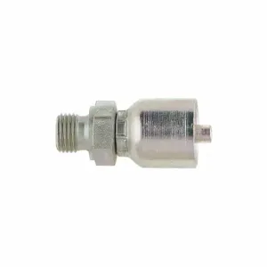 PARKER 1D943-4-4 Hydraulic Crimp Fitting, Steel x Steel, Straight, -4 | CT7FJH 55DC82