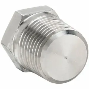 PARKER 3/8HP3MSS Hex Head Plug, 3/8 Inch Fitting Pipe Size, Male Bspt, 3/4 Inch Overall Length | CT7FVM 60UZ51