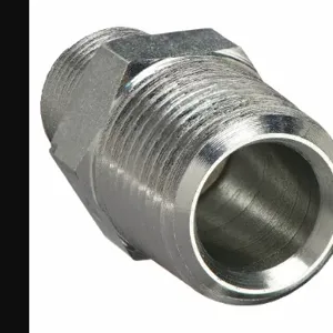 PARKER 8-6 MHN-S Hex Nipple 1/2 Inch x 3/8 Inch Npt 7000 Psi | AF7GXF 20ZA10