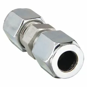 PARKER 6 HBU-S Tube Fitting, Straight, 3/8 Inch Outside Diameter, Flareless, Steel | AA9HCH 1DCJ8