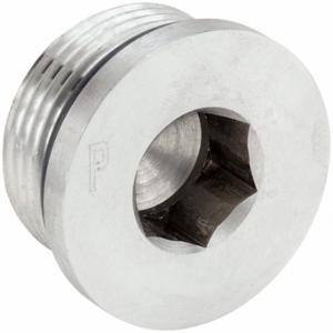 PARKER 24 HP5ON-SS Hollow Hex Plug, 1 1/2 Inch Fitting Pipe Size, Male Sae-Orb, 3/4 Inch Overall Length | CT7FYK 60UX74