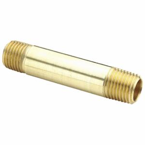 PARKER 215PNL-2-25 Nipple, Brass, 1/8 Inch X 1/8 Inch Fitting Pipe Size | CT7HUQ 60WG78