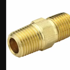 PARKER 216P-4 Pipe Fitting, 1/4 Inch Thread Size, Brass | BT7ALJ