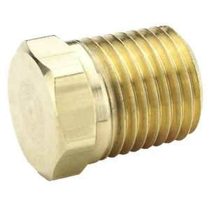 PARKER 218P-6 Pipe Fitting, 3/8 Inch Thread Size, Brass | BT7ALV