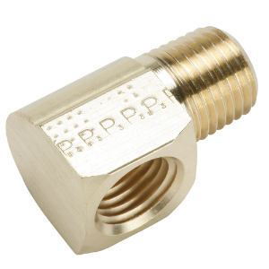 PARKER 2202P-4-2 Pipe Fitting, 1/4 Inch Thread Size, Brass | BT7AMF