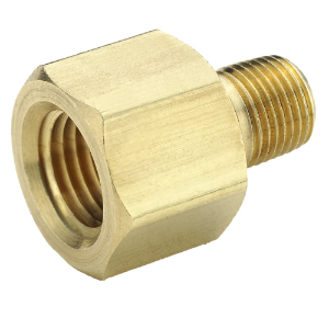 PARKER 222P-6-4 Pipe Fitting, 3/8 Inch Thread Size, Brass | BT4WRC