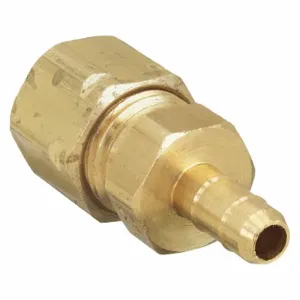 PARKER 22CA-4-4 Hose Barb Fitting, Union, 1/4 Inch Outside Diameter, Brass | AB9ZBB 2GUJ8