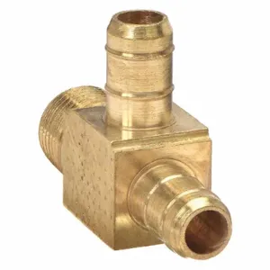 PARKER 231-6-2 Hose Barb Fitting, Run Tee, 3/8 Inch Outside Diameter, Brass | AB9ZBH 2GUK5