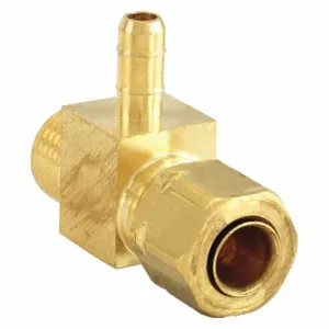 PARKER 233-4-4-4 Hose Barb Fitting, 1/4 Inch Outside Diameter, Brass | AB9ZBP 2GUL2