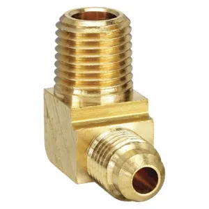 PARKER 249f-4-4 Extruded Male Elbow, 90 Degs, 1/4 Inch Outside Diameter, Brass | AE7BUG 5WRW9