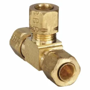 PARKER 264CA-3 Tee, 3/16 Inch Outside Diameter, Brass | AE9QEG 6LG45