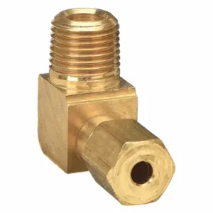 PARKER 269C-6-6 90 Deg Elbow, 3/8 Inch Outside Diameter, Brass | AC2YML 2P252