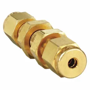 PARKER 2BC2-B Bulkhead Connector Brass A-LOK x M 1/8 Inch | AF7GLM 20YX80