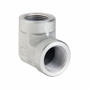 PARKER 3/4 DD-S 90 Deg. Elbow, Steel, 3/4 Inch X 3/4 Inch Fitting Pipe Size, Female Npt X Female Nptf | CT7ECX 60UY04