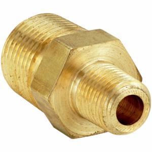PARKER 1/2 X 1/4 FF-B Pipe Nipple, Brass, 1/2 Inch X 1/4 Inch Fitting Pipe Size | CT7HXC 60UT88