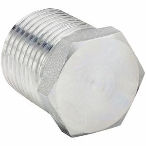 PARKER 1/8HP3MS Hex Head Plug, Steel, 1/8 Inch Fitting Pipe Size, Male Bspt, 1/2 Inch Length | CT7FWQ 60UV96