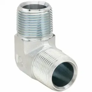 PARKER 1/2 CR-S 90 Deg. Elbow, Steel, 1/2 Inch X 1/2 Inch Fitting Pipe Size, Male Npt X Male Nptf | CT7EBY 60UT54