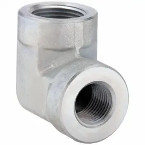 PARKER 1/2 X 3/8 DD-S 90 Deg. Elbow, Steel, 1/2 Inch X 3/8 Inch Fitting Pipe Size, Female Npt X Female Nptf | CT7ECD 60UU14