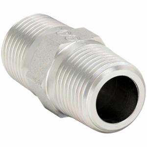 PARKER 1/2FF33MS Nipple, Steel, 1/2 Inch X 1/2 Inch Fitting Pipe Size | CT7HUV 60UU34