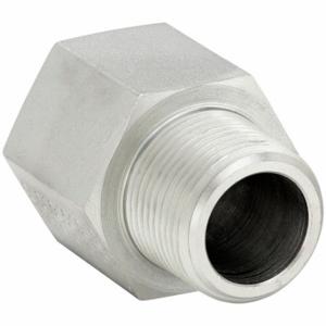 PARKER 1/8X1/8F3HGS Straight Adapter, Steel, 1/8 Inch X 1/8 Inch Fitting Pipe Size | CT7KDG 60UV99