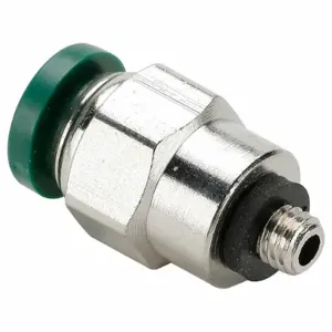 PARKER 4-1/4PLPHBF4-B Fitting, 1/4 Inch Outside Diameter, Nickel Plated Brass | AA8VRG 1AJH2