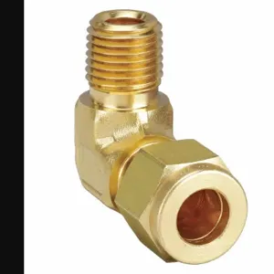 PARKER 8-8 CBZ-B Compression Fitting, Single Ferrule Compression, 1/2 Inch Size, Brass | AB2ZWG 1PZX7