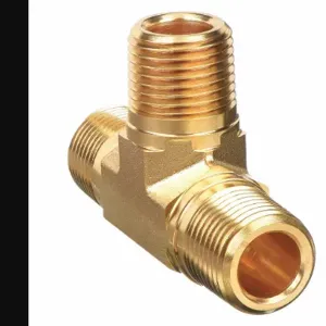 PARKER 4-4-4 MT-B Male Tee Brass 1/4 Inch Mnpt | AA9HVC 1DGP6