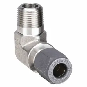 PARKER 8-8 CBU-SS Tube Fitting, 90 Deg Elbow, 1/2 Inch Outside Diameter, SS | AA9HGW 1DDC2