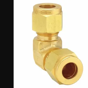 PARKER 6-6 EBZ-B Compression Fitting, Single Ferrule Compression, 3/8 Inch Size, Brass | AB2ZWY 1PZZ6