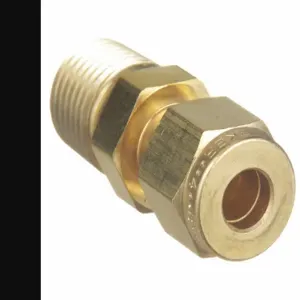 PARKER 4-4 FBZ-B Compression Fitting, Single Ferrule Compression, 1/4 Inch Size, Brass | AB2ZVQ 1PZW1