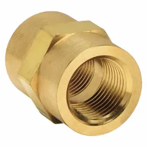 PARKER 6-6 FHC-B Hex Coupling Brass 3/8 Inch Fnpt | AA9HQH 1DGC8