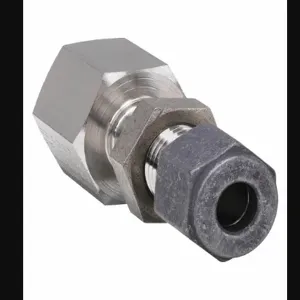 PARKER 4-4 GH2BZ-SS Bulkhead Connector Stainless Steel CPI x F 1/4 inch | AF7GUK 20YZ44