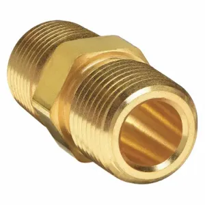 PARKER 8-8 MHN-B Male Hex Nipple Brass 1/2 Inch Mnpt | AA9HPR 1DGB2