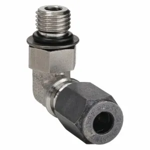 PARKER 4 C5BU-SS Tube Fitting, 90 Deg Elbow, 1/4 Inch Outside Diameter, SS | AA9HHD 1DDD4