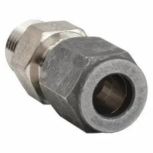 PARKER 4-5 F5BU-SS Tube Fitting, Straight, 1/4 Inch Outside Diameter, Flareless, SS | AA9HEQ 1DCV8