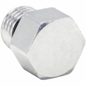 PARKER 6 P5ON-S Hex Head Plug, Steel, 3/8 Inch Fitting Pipe Size, Male Sae-Orb, 11/16 Inch Length | CT7FXF 60VA18