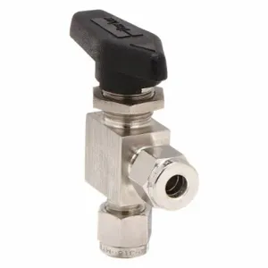 PARKER 4A-MB4APFA-SSP Stainless Steel Ball Valve Angle Compression x Compression 1/4 In | AB3BCM 1RCH7