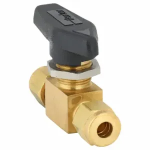 PARKER 4A-MB4LPFA-BP Brass Ball Valve Compression x Compression 1/4 In | AB3ANV 1RAF8