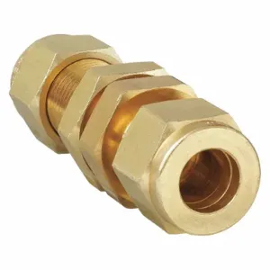 PARKER 6BC6-B Compression Fitting, Two Ferrule Compression, 3/8 Inch Size, Brass | AB2ZUU 1PZT8