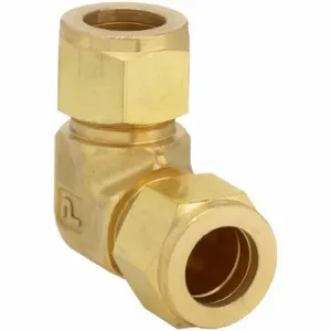 PARKER 6EE6-B Compression Fitting, Two Ferrule Compression, 3/8 Inch Size, Brass | AB2ZUY 1PZU3