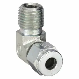 PARKER 4MSEL4N-S Compression Fitting, Two Ferrule Compression, 1/4 Inch Size, Steel | AB4CJM 1WVT1