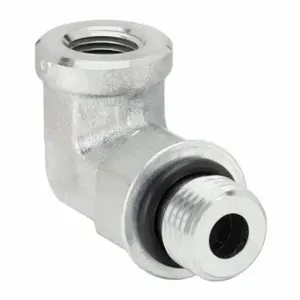 PARKER 4 AOEG5-S 90 Deg. Elbow, Steel, 1/4 Inch X 1/4 Inch Fitting Pipe Size, Male Sae X Female Sae | CT7ECJ 60UZ78