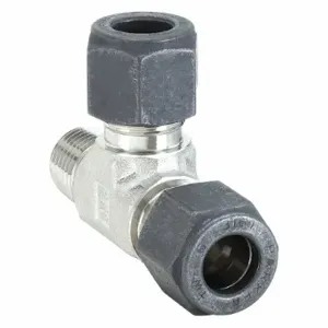 PARKER 6-4-6 RBZ-SS Compression Fitting, Single Ferrule Compression, 3/8 Inch Size, SS | AE7FFQ 5XPA2