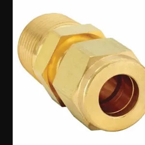 PARKER 6-6 FBZ-B Compression Fitting, Single Ferrule Compression, 3/8 Inch Size, Brass | AB2ZVV 1PZW5