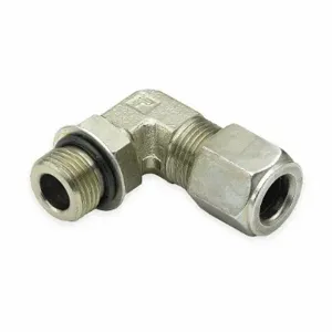 PARKER 8-12 C5BU-S Tube Fitting, 90 Deg Elbow, 1/2 Inch Outside Diameter, Flareless, Steel | AA9HHB 1DDC9