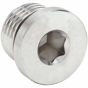 PARKER 6 HP5ON-SS Hollow Hex Plug, 3/8 Inch Fitting Pipe Size, Male Sae-Orb, 1/2 Inch Overall Length | CT7FYX 60VA17